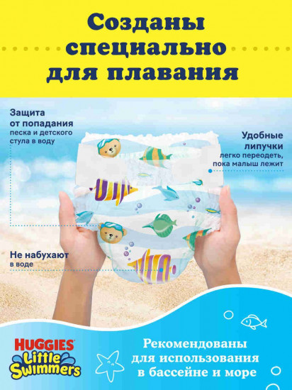 Трусики-подгузники для плавания