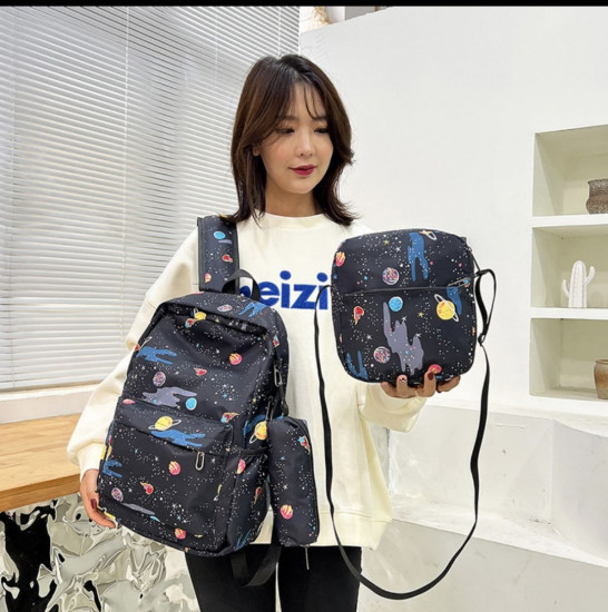 Рюкзак с пеналом и сумкой