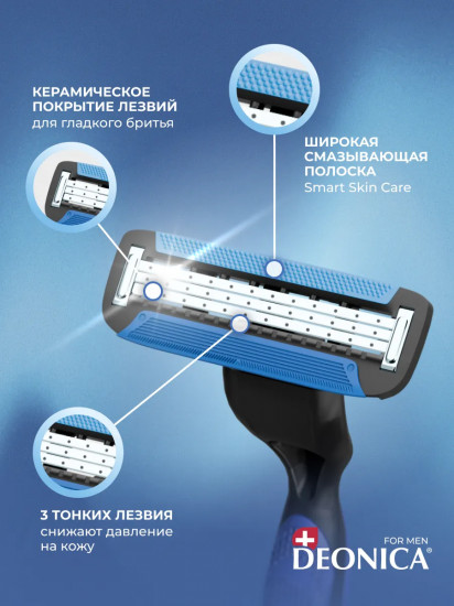Набор кассет сменных для бритья
