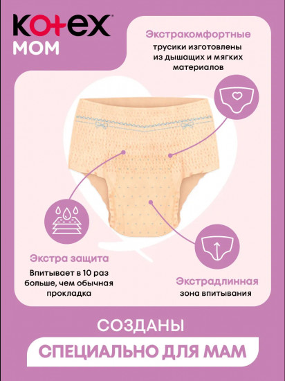 Послеродовые одноразовые трусики для мам
