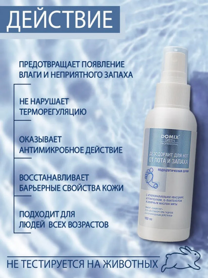 Дезодорант для ног от пота и запаха