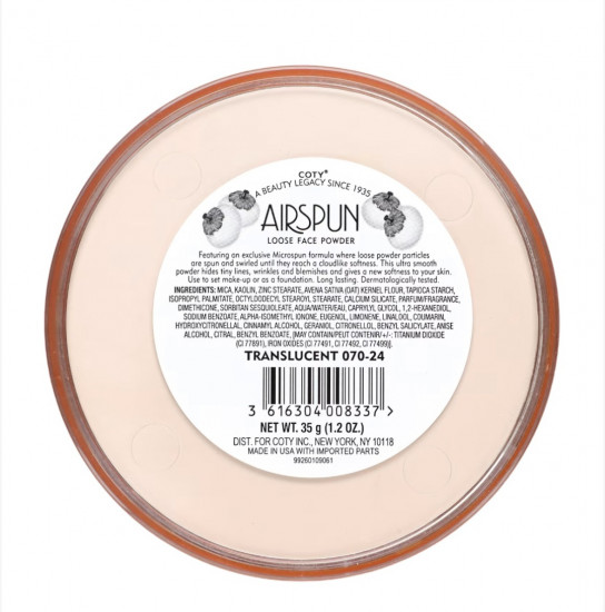 Пудра для лица «Loose Face Powder», оттенок Прозрачный