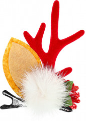 Набор заколок для волос «Снежок с цветами» - Фото 1