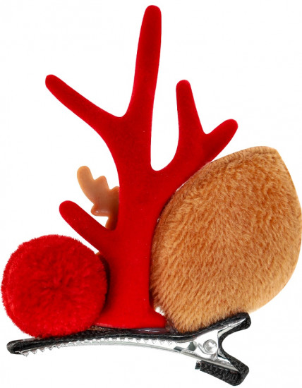 Набор заколок для волос «Новогодний олень»