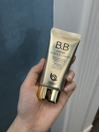 ВВ-крем для лица с экстрактом улитки «Snail BB Cream» SPF 50+ РА++++, оттенок Светло-бежевый