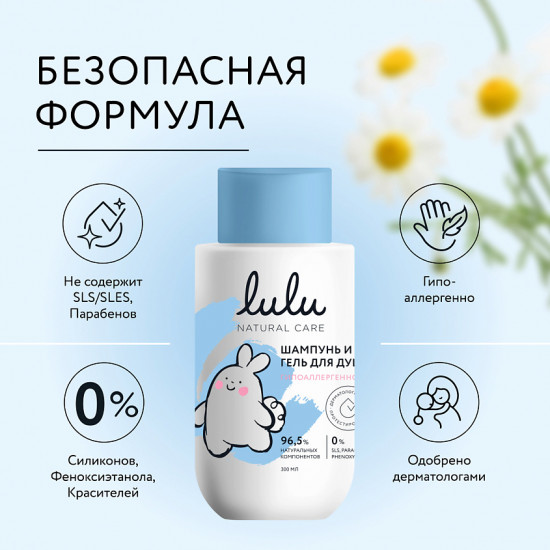 Шампунь и гель для душа детский