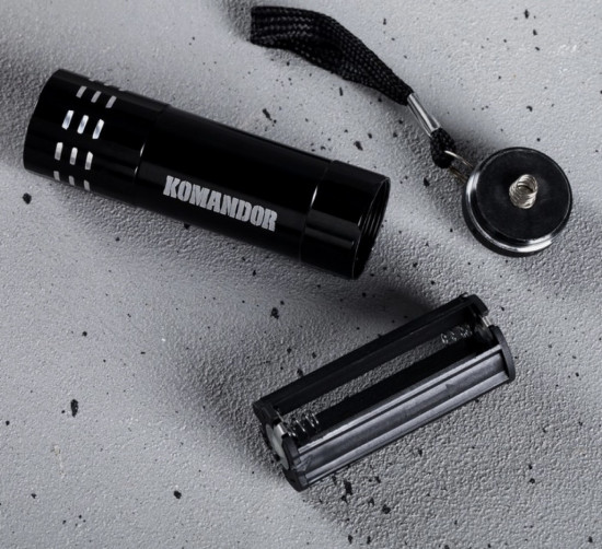 Кружка с фонариком «100% Мужик»