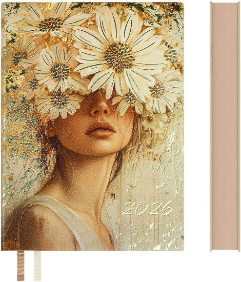 Ежедневник датированный на 2026 год «Золотая эстетика»