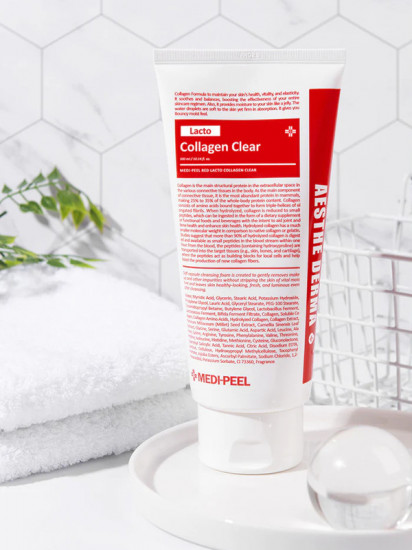 Пенка для умывания очищающая с коллагеном «Red Lacto Collagen Clear»