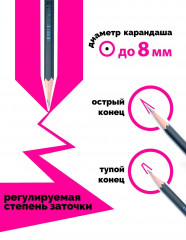 Точилка для карандашей механическая - Фото 2