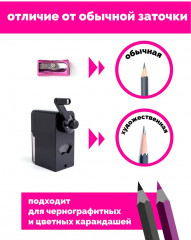 Точилка для карандашей механическая - Фото 3