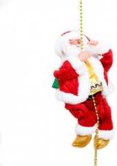 Дед Мороз музыкальный на веревке - Фото 4