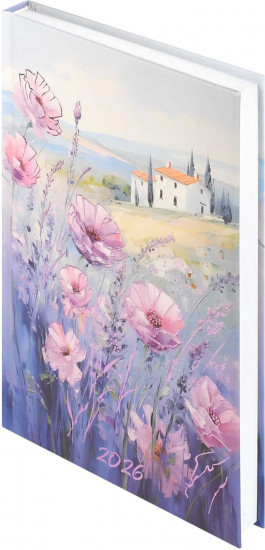 Ежедневник датированный на 2026 год «Цветы тосканы»