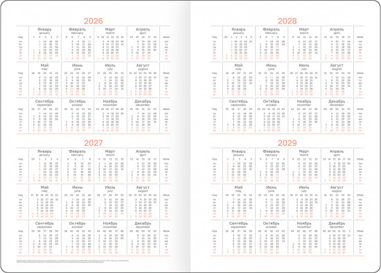 Ежедневник датированный