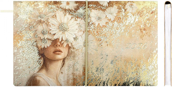 Ежедневник датированный на 2026 год «Золотая эстетика»