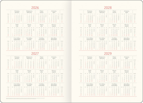 Ежедневник датированный на 2026 год «Anemons»