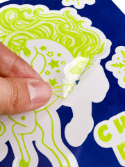 Наклейки на окна светящиеся в темноте «Звёздная лошадка» - Фото 4