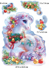 Наклейки для окон «Волшебная лошадка» - Фото 2