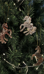 Игрушка-подвеска елочная «Лошадь» - Фото 2