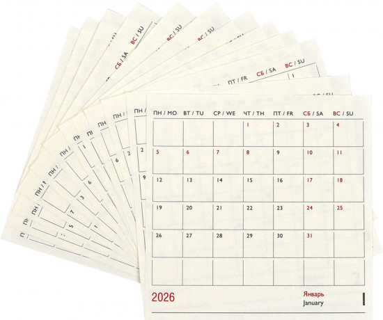 Ежедневник датированный на 2026 год «Леопард»