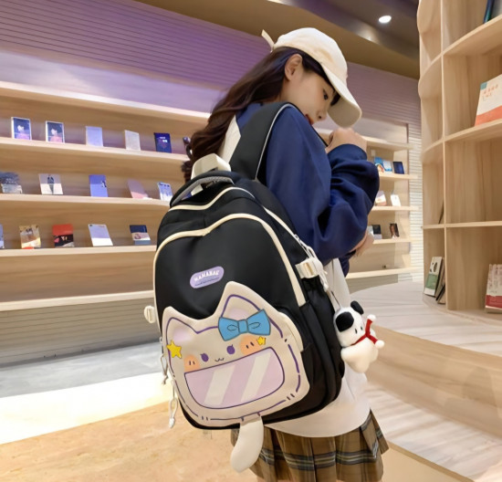 Рюкзак школьный «Котик»