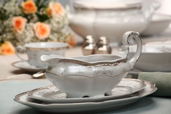 Соусник «Платиновый узор»