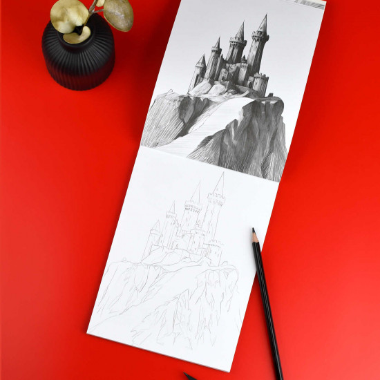 Книжка-раскраска «Фэнтези миры»