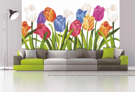 Фотообои «Тюльпаны»