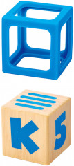 Набор детских кубиков деревянных в силиконовых чехлах - Фото 10