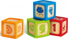 Набор детских кубиков деревянных в силиконовых чехлах - Фото 4