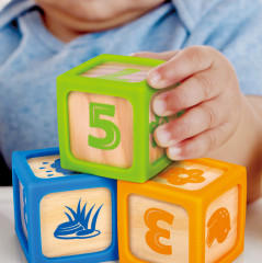 Набор детских кубиков деревянных в силиконовых чехлах - Фото 8