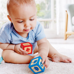 Набор детских кубиков деревянных в силиконовых чехлах - Фото 9