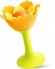 Погремушка 3 в 1 «Оранжевый цветок» - Фото 1