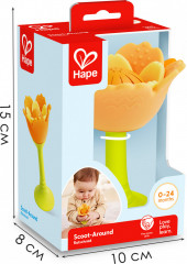 Погремушка 3 в 1 «Оранжевый цветок» - Фото 2