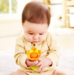 Погремушка 3 в 1 «Оранжевый цветок» - Фото 6