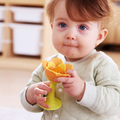 Погремушка 3 в 1 «Оранжевый цветок» - Фото 7