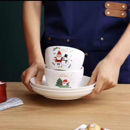 Наборы новогодней посуды