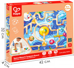 Головоломка 2 в 1 «Космический лабиринт и танграм» - Фото 2