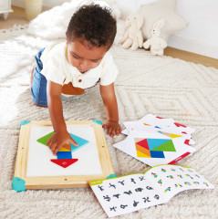 Головоломка 2 в 1 «Космический лабиринт и танграм» - Фото 3