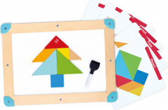 Головоломка 2 в 1 «Космический лабиринт и танграм» - Фото 5