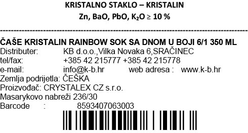 Набор стаканов для воды «Club Rainbow»