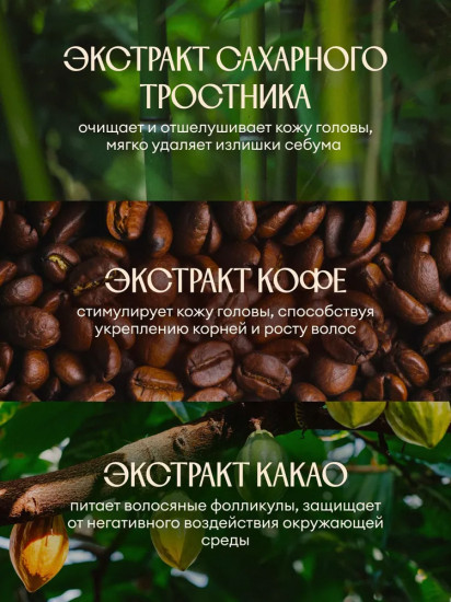 Шампунь для ломких и ослабленных волос «Cafezinho Therapy»