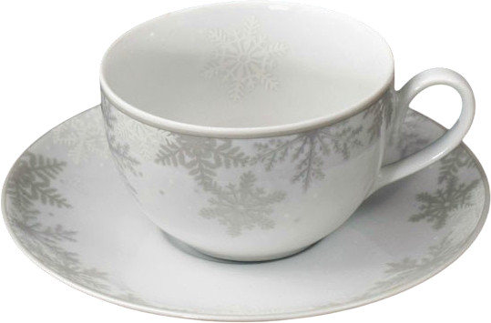 Набор чайных пар «Снежинки»