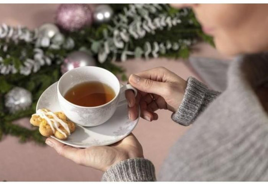 Набор чайных пар «Снежинки»