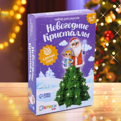 Набор для опытов «Новогодние кристаллы» - Фото 1