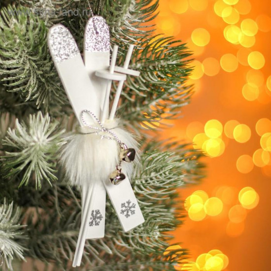 Игрушка елочная «Лыжи»