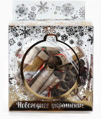 Игрушка елочная со свитками «Новогодний котик» - Фото 5