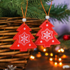 Набор игрушек елочных «Ёлочки» - Фото 1