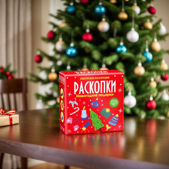 Набор для проведения раскопок «Новогодние подарки»