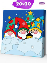 Картина по номерам «Гномы» - Фото 8